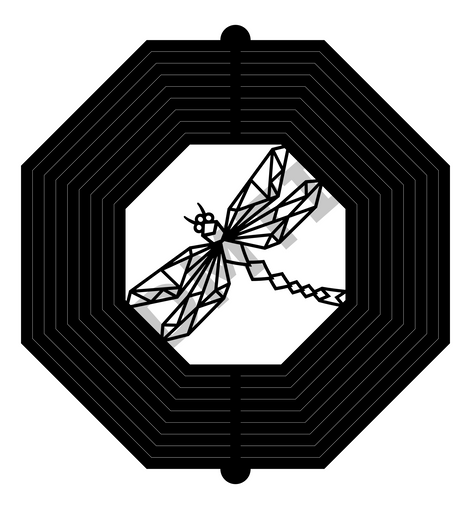 Buy Geometric Dragonfly - Wind Spinner Online | Doc's Machine & Tool