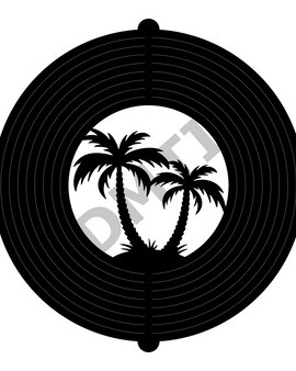 Palm Tree - Wind Spinner